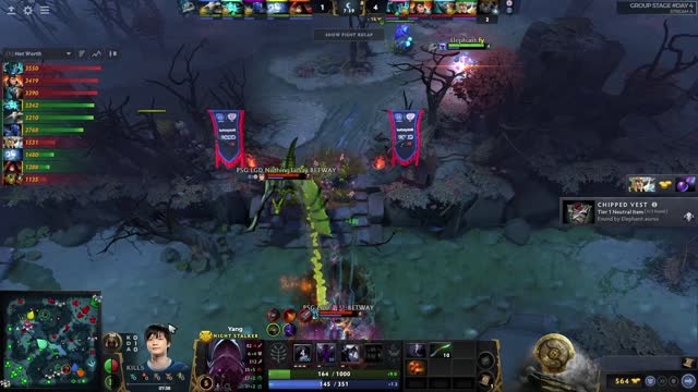 PSG.LGD.NothingToSay kills Elephant.Yang!