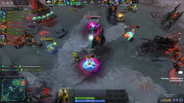 Secret.Puppey gets a double kill!