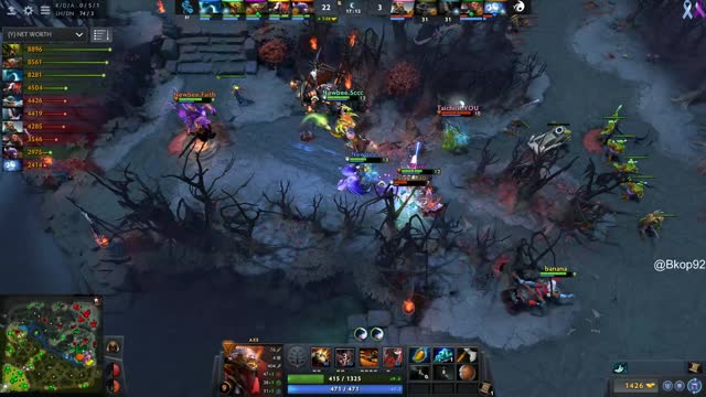 Newbee.Sccc gets a double kill!