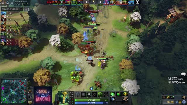 LGD.Yao takes First Blood on Sneyking!