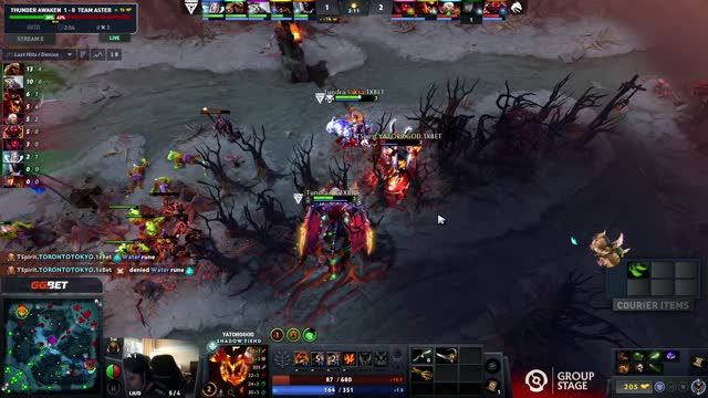 Saksa gets a triple kill!