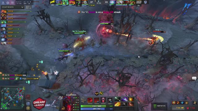 Na`Vi.Dendi gets a double kill!