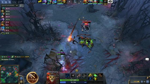 Puppey gets two kills!