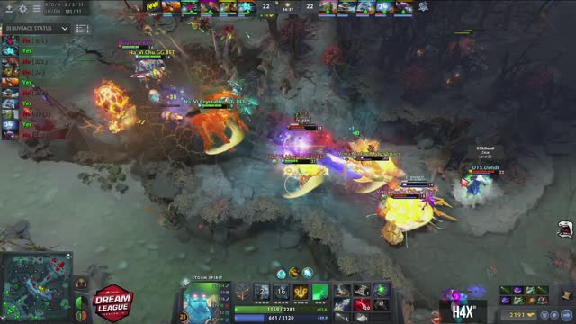 Na`Vi gets 2 kills!