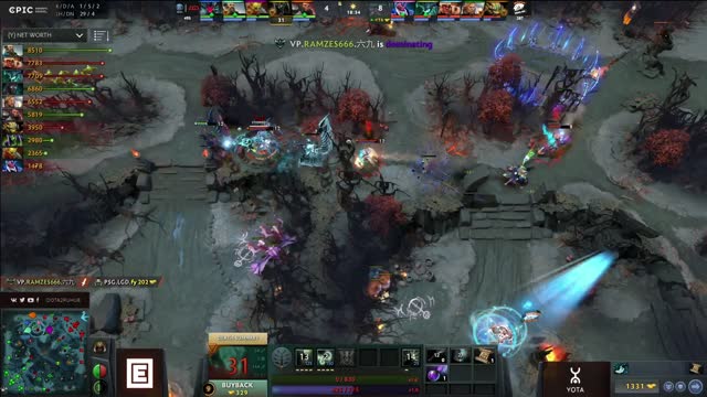 VP.Ramzes666 gets a double kill!