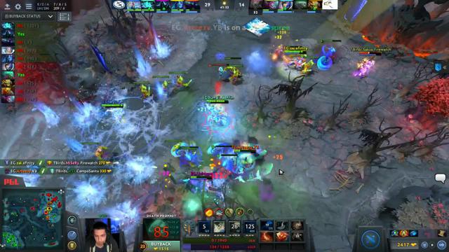 EG.Arteezy gets a triple kill!