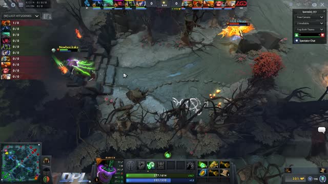 LGD.fy takes First Blood on Newbee.Faith!