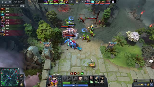 OG.JerAx takes First Blood on Timado!