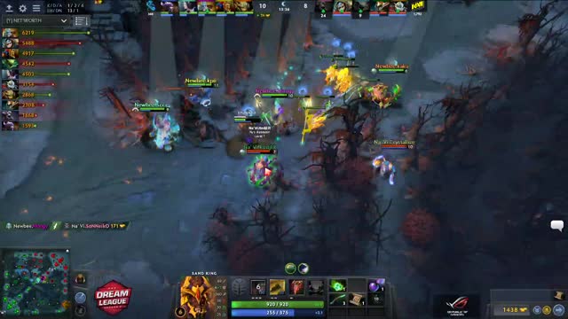 Newbee.uuu9/Moogy gets a double kill!