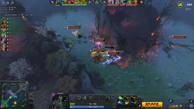 dota player 2022= subhuman takes First Blood on AfrOmoush!