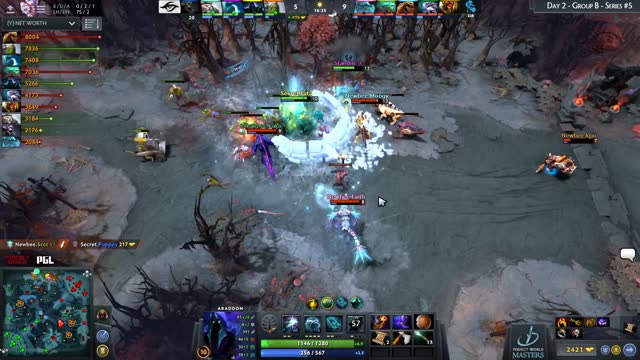 Newbee.Sccc gets a triple kill!