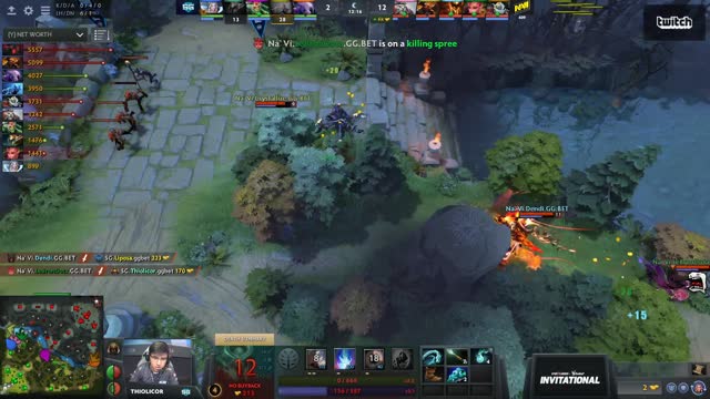 Na`Vi.Dendi gets a double kill!