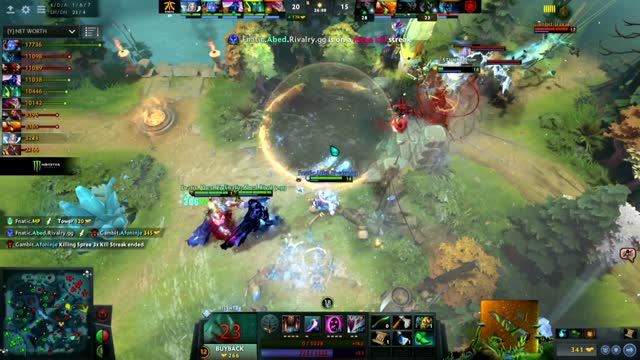 Fnatic.Abed gets a triple kill!