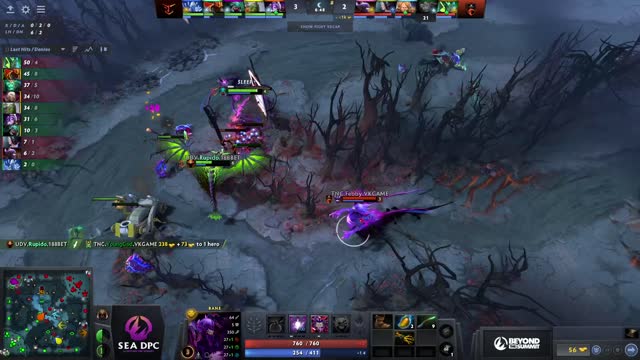 Rupido gets a double kill!