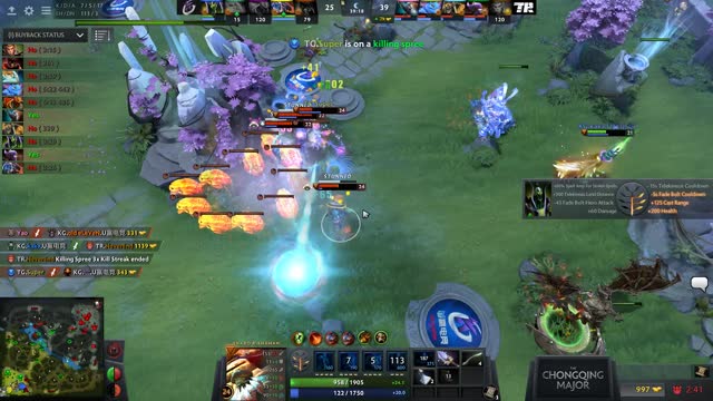 Newbee.kaka gets a triple kill!