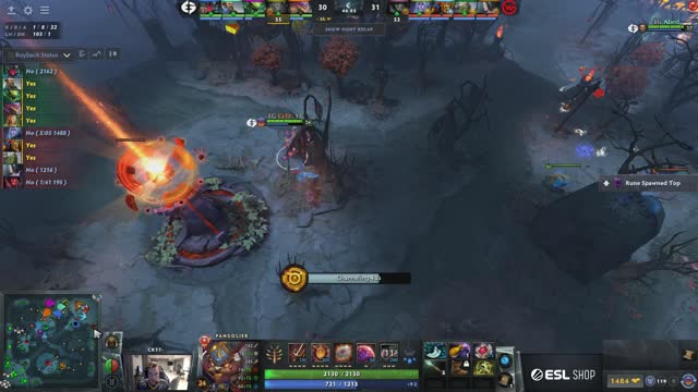 Arteezy gets a triple kill!