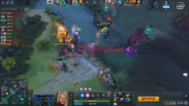 Secret.MidOne kills VP.RodjER!