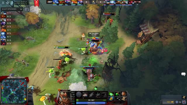 TnC.TIMS takes First Blood on EHOME.Faith_bian!