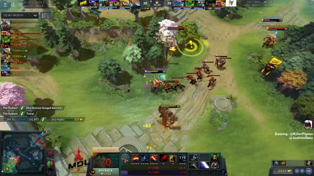 Na`Vi gets 2 kills!