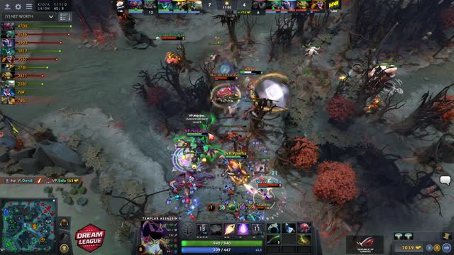 Na`Vi.Dendi gets a triple kill!