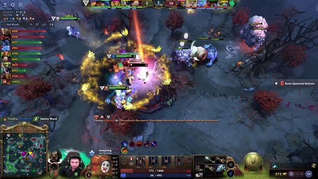 Tundra.Topson kills FLCN.Sneyking!