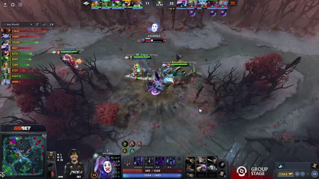 Secret.Puppey kills Fnatic.Jabz!