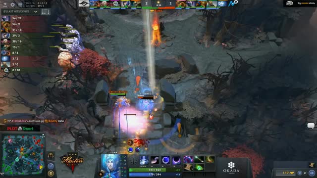 Secret.MidOne kills Fnatic.PieLieDie!