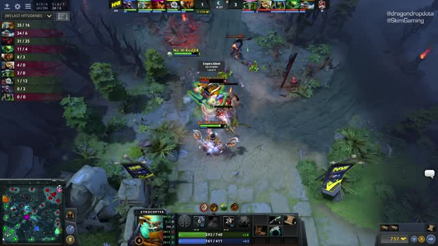 Na'Vi.RodjER kills Vega.Silent!