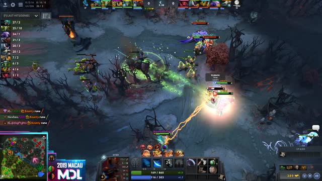 Newbee.Sccc takes First Blood on 仙灵女巫!