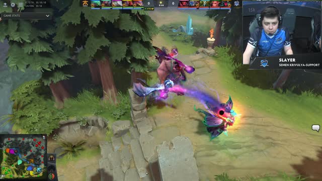 Vega.UnderShock takes First Blood on Fnatic.EternaLEnVy!