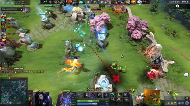 EG.Arteezy kills Liquid.MinD_ContRoL!