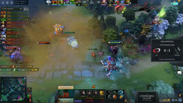 EG.Arteezy gets a double kill!