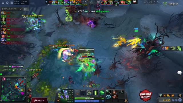 PSG.LGD gets 2 kills!