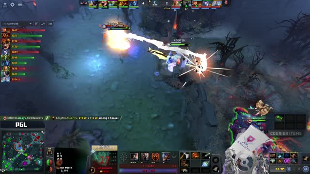 EHOME gets 2 kills!