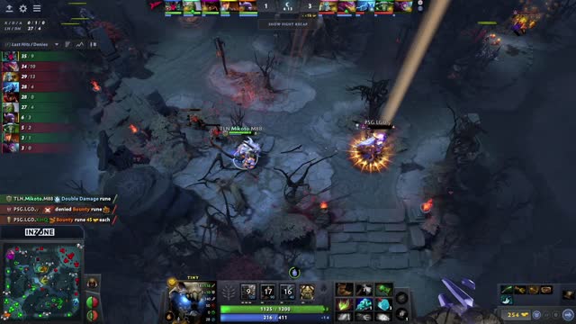 Mikoto kills PSG.LGD.y`!