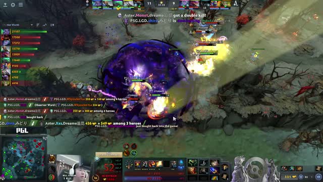 PSG.LGD and Aster trade 3 for 3!