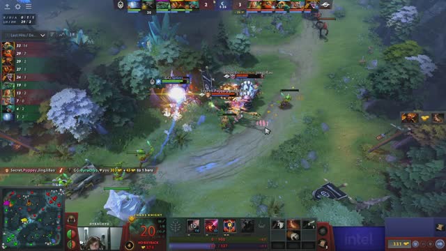 Secret.Puppey gets a double kill!