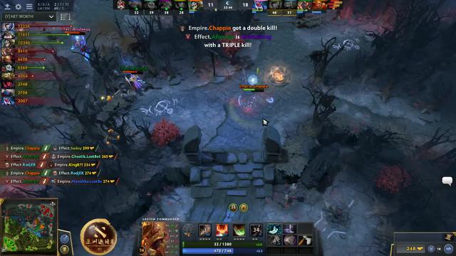 Afoninje gets a triple kill!