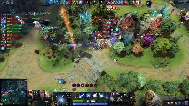 TSpirit.Yatoro kills PSG.LGD.y`!