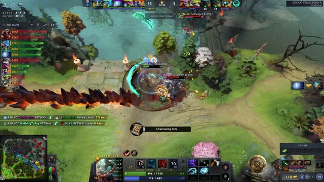 PSG.LGD.NothingToSay gets a double kill!