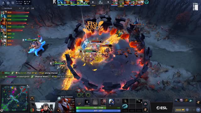 Arteezy gets a double kill!