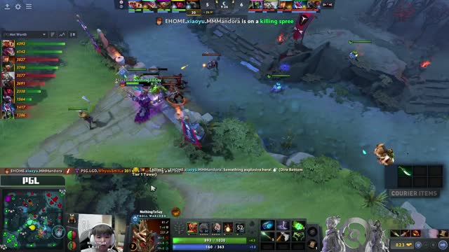 EHOME gets 2 kills!