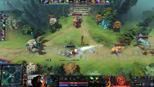 Beastcoast.Wisper takes First Blood on PSG.LGD.Ame!