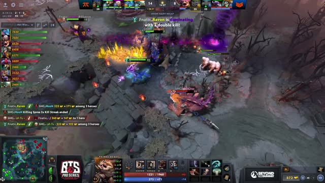 Fnatic.Raven gets a double kill!