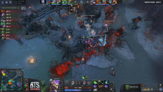 EG.Arteezy kills Newbee.MSS!