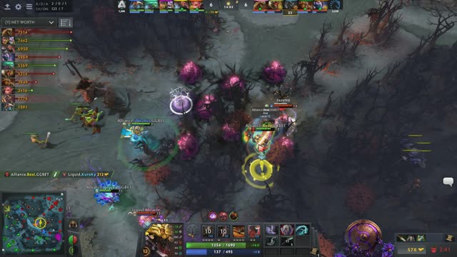 Alliance and Liquid trade 1 for 1!