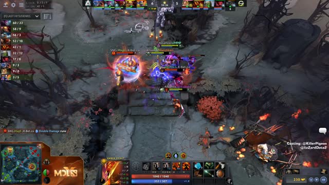 Mineski.Nikobaby gets two kills!