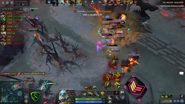 Cooman gets a triple kill!