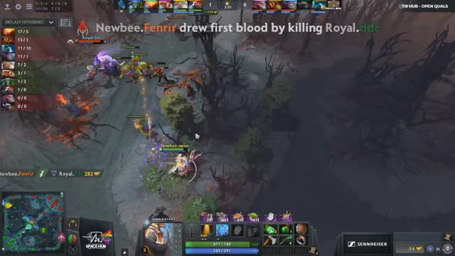 Newbee gets 2 kills!