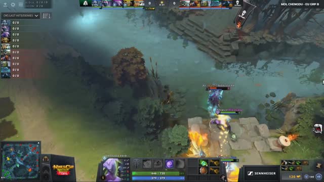 Mineski.Nikobaby takes First Blood on mouz.Skylark!